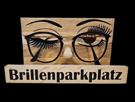 Lasergravur Brillenparkplatz – Beispielprojekt Fiffiskreatives